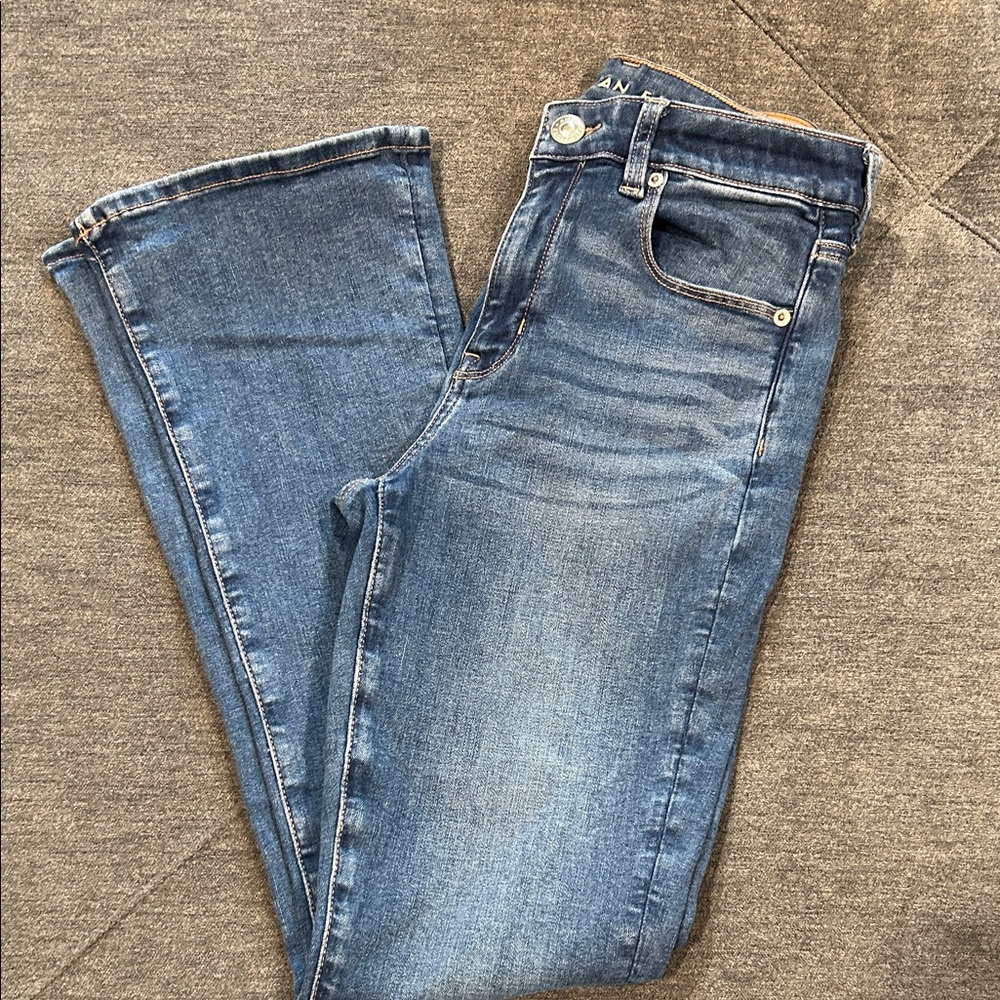 American Eagle Hi-Rise Skinny Kick jeans